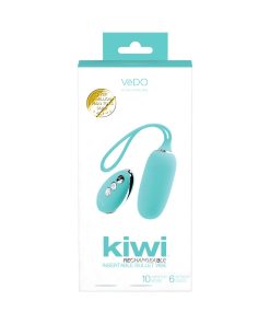 Vedo Kiwi Rechargeable Insertable Tease Me Turquise Bullet