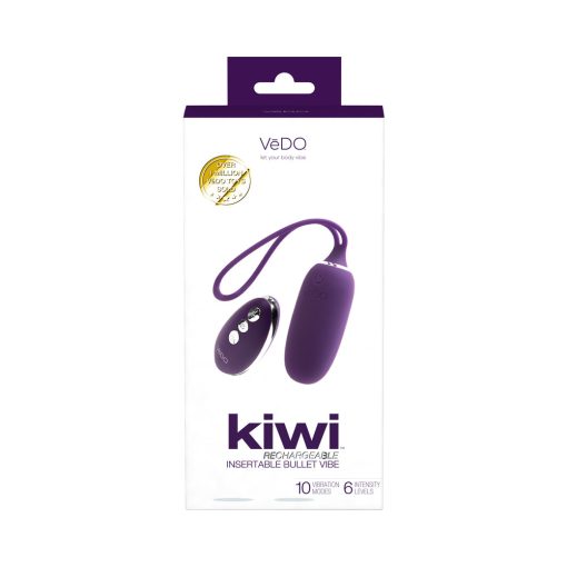 Vedo Kiwi Rechargeable Insertable Bullet Deep Purple - Image 5