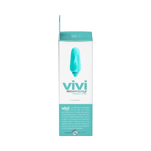 Vedo Vivi Rechargeable Finger Vibe Tease Me Turquoise - Image 7