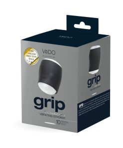 Grip Rechargeable Vibrating Sleeve Black