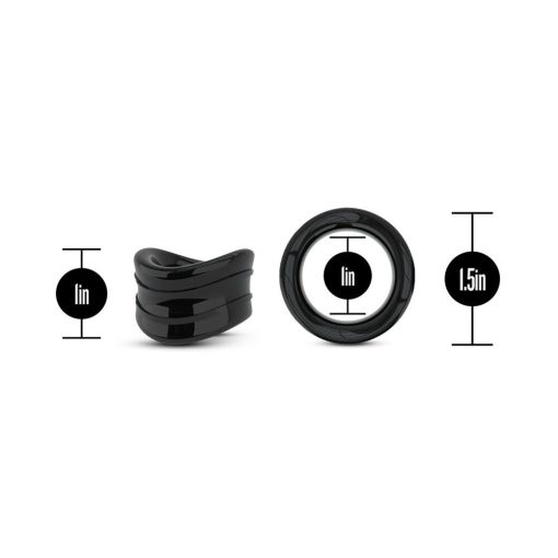 Stay Hard Beef Ball Stretcher Snug 1 In. Black - Image 3