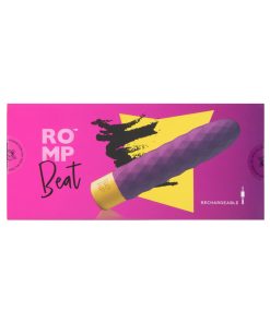 Romp Beat Rechargeable Silicone Bullet Vibrator Light Purple