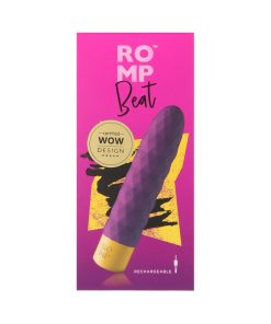 Romp Beat Rechargeable Silicone Bullet Vibrator Light Purple