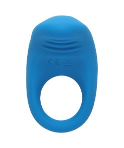 Romp Juke Rechargeable Silicone Vibrating Penis Ring Light Blue