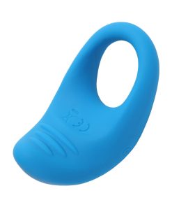 Romp Juke Rechargeable Silicone Vibrating Penis Ring Light Blue