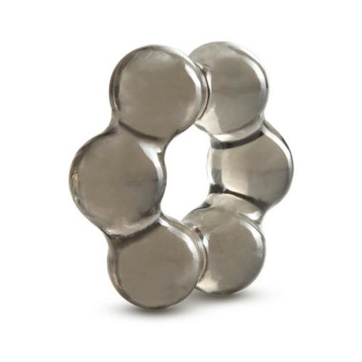 Stay Hard Thick Bead Cockring Black - Image 3