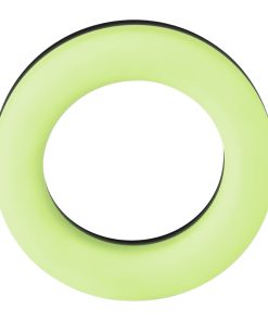 Forto F-19 Liquid Silicone 2-Tone Cockring Black/Glow