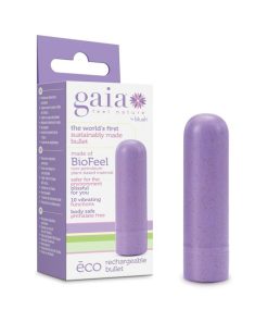 Gaia Eco Rechargeable Bullet Vibrator Lilac
