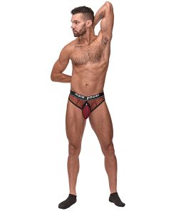 Male Power Cock Pit Net Cock Ring Thong Bur Sm