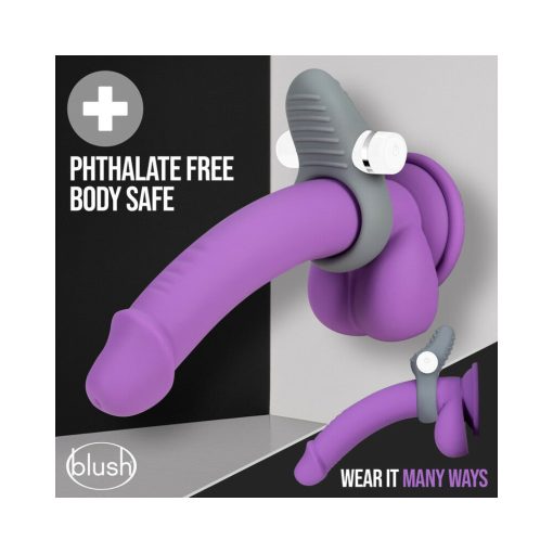 Noje C1.Ring Rechargeable Vibrating Silicone Cockring Slate - Image 5