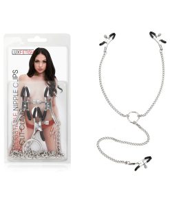Lux Fetish Adjustable Nipple Clips & Clit Clamp
