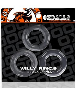 Oxballs Willy Rings 3-Pack Cockrings O/S Clear