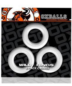 Oxballs Willy Rings 3-Pack Cockrings O/S White