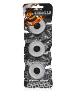 Oxballs Ringer 3-Pack Of Do-Nut-1 Small Clear