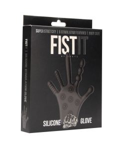 Fist It Silicone Stimulation Glove Black