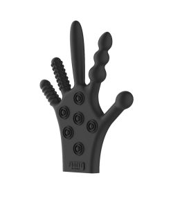 Fist It Silicone Stimulation Glove Black