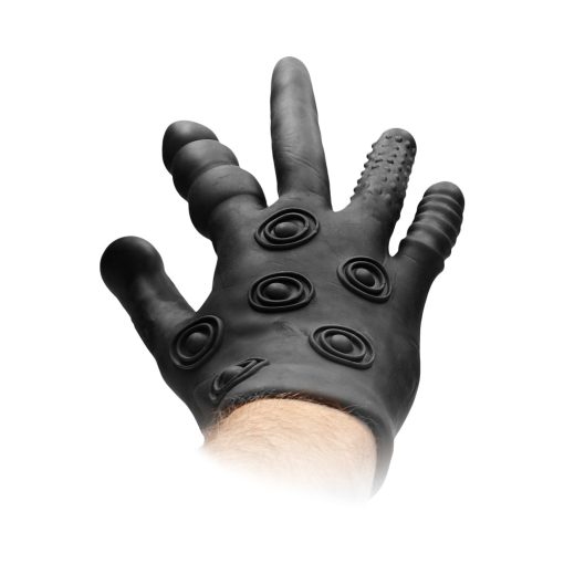 Fist It Silicone Stimulation Glove Black - Image 3
