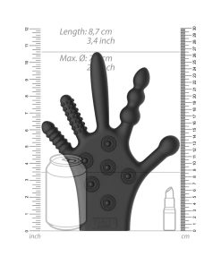 Fist It Silicone Stimulation Glove Black