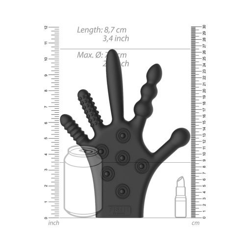 Fist It Silicone Stimulation Glove Black - Image 5