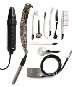 Kinklab Agent Noir Neon Wand Electrosex Kit