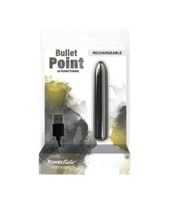 Power Bullet Point Rechargeable - Black