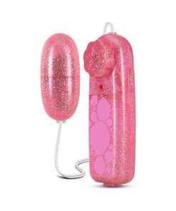 B Yours Glitter Power Bullet Remote-Controlled Egg Vibrator Pink