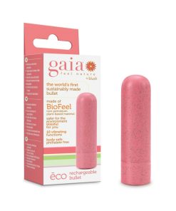 Gaia Eco Rechargeable Bullet Vibrator Coral