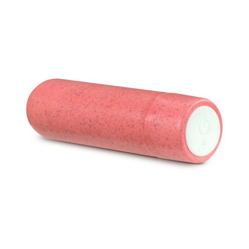 Gaia Eco Rechargeable Bullet Vibrator Coral - Image 4