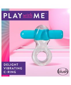 Play With Me Delight Vibrating C-Ring Blue