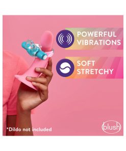 Play With Me Bull Vibrating C-Ring Blue