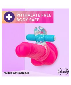 Play With Me Bull Vibrating C-Ring Blue