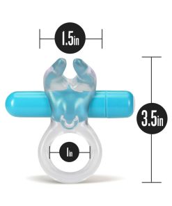 Play With Me Bull Vibrating C-Ring Blue