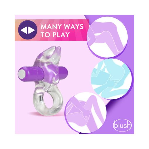 Play With Me Bull Vibrating C-Ring Purple - Image 4