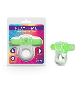 Play With Me Teaser Vibrating C-Ring Green