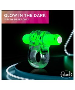 Play With Me Teaser Vibrating C-Ring Green