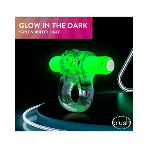 Play With Me Teaser Vibrating C-Ring Green - Image 6