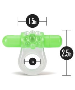 Play With Me Teaser Vibrating C-Ring Green