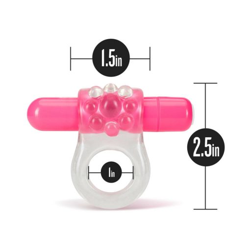Play With Me Teaser Vibrating C-Ring Pink - Image 6