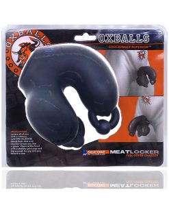 Oxballs Meatlocker Chastity Black Ice