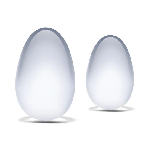 Glas 2-Piece Glass Yoni Egg Set - Image 2