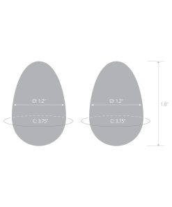 Glas 2-Piece Glass Yoni Egg Set