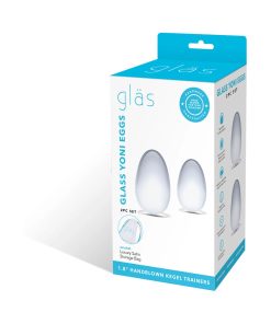 Glas 2-Piece Glass Yoni Egg Set