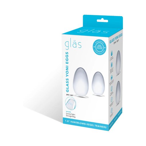 Glas 2-Piece Glass Yoni Egg Set - Image 8