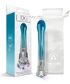 Nixie Waterproof 10-Function Bulb Vibe - Blue Ombre Glow
