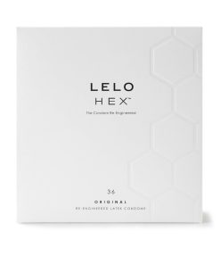 Lelo Hex Original Lubricated Latex Condoms 36-Pack