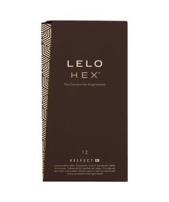 Lelo Hex Respect Xl Lubricated Latex Condoms 12-Pack