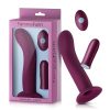 Femmefunn Versa S Bullet Vibrator & Curved Silicone Sleeve Dark Fuchsia