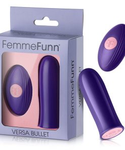 Femmefunn Versa Bullet Rechargeable Remote-Controlled Vibrator Dark Purple