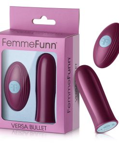 Femmefunn Versa Bullet Rechargeable Remote-Controlled Vibrator Dark Fuchsia