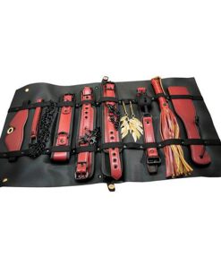 The Traveler Restraint & Bondage Play Kit Red 10 Pcs